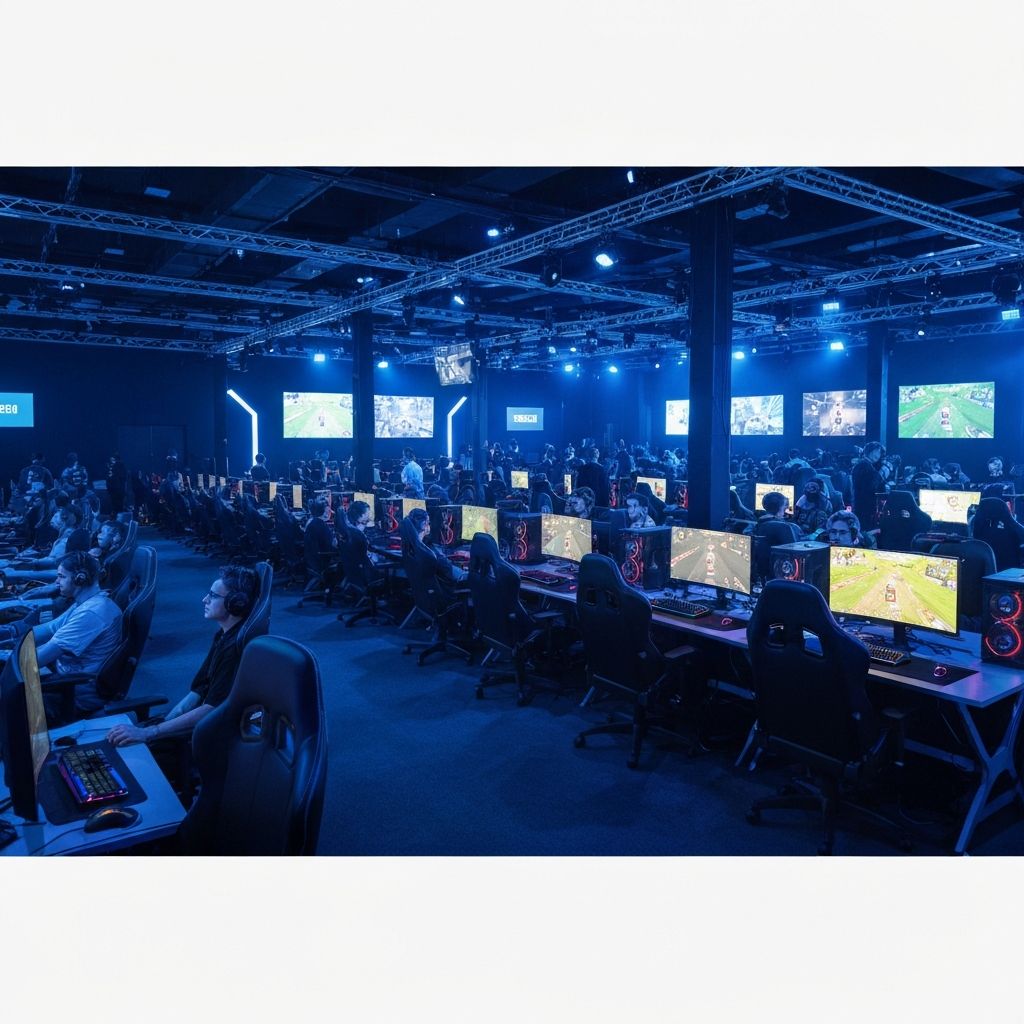 Турнір GameRoomArena з гравцями на комп'ютерах